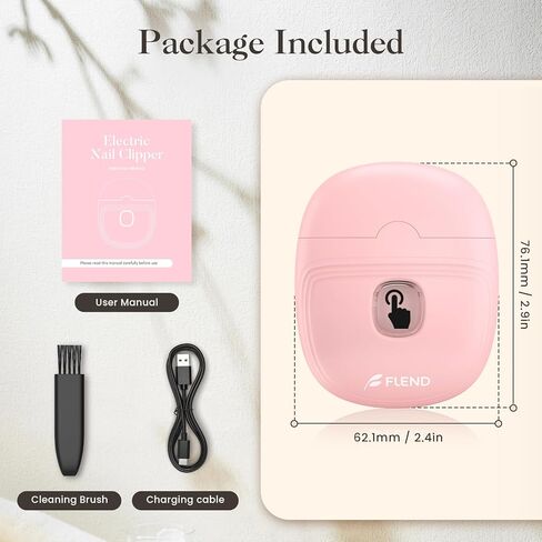 قصاصات الأظافر الكهربائية ، قصاصات الأظافر التلقائية مع سرعتين ، كليبرز الأظافر القابل لإعادة الشحن مع خفيفة ، أظافر الكليف من أظافر أظافر السلامة للأطفال الأطفال البالغين البالغين. in Kuwait