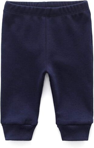 MAMIMAKA Unisex Newborn Baby Pants Cotton Infant Bottoms for Baby Boy and Girls 0-3 Months 4-Pack in Saudi Arabia