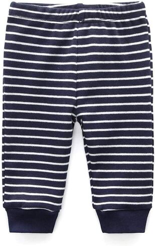 MAMIMAKA Unisex Newborn Baby Pants Cotton Infant Bottoms for Baby Boy and Girls 0-3 Months 4-Pack in Saudi Arabia