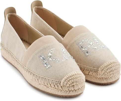 KARL LAGERFELD Women's Cushioned Insole Everyday Manika-Flat Espadrille Platform in Saudi Arabia