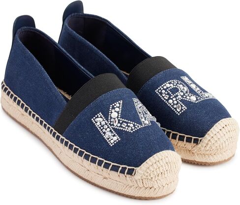 KARL LAGERFELD Women's Cushioned Insole Everyday Manika-Flat Espadrille Platform in Saudi Arabia