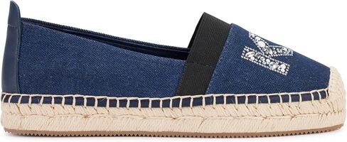 KARL LAGERFELD Women's Cushioned Insole Everyday Manika-Flat Espadrille Platform in Saudi Arabia