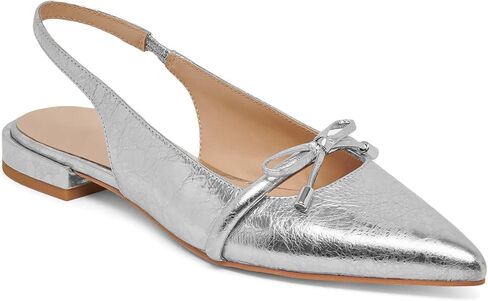 Slingback Flats for Women Bow Tie Closed Pointed Toe Low Heel Pumps Comfortable Work Dress Ballet Flats Mule Shoes in Saudi Arabia