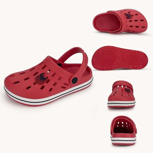 Cubufly Kids Garden Shoes Boys Girls Glitter Stripe Band Clogs Toddler Slip On Water Sandals Children Beach Pool Slipper in Saudi Arabia