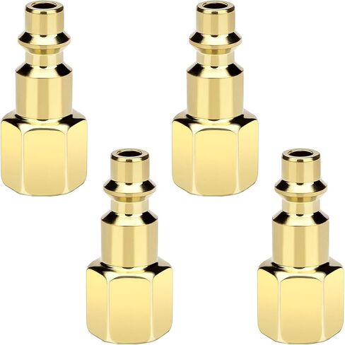 تركيبات خرطوم الهواء 1/4 بوصة ، 4 أجزاء من مجموعة المكونات الإناث NPT ، تجهيزات ضاغط مقرنة الهواء ، محول توصيل هواء الخيط الإناث السريع in Kuwait