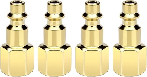 تركيبات خرطوم الهواء 1/4 بوصة ، 4 أجزاء من مجموعة المكونات الإناث NPT ، تجهيزات ضاغط مقرنة الهواء ، محول توصيل هواء الخيط الإناث السريع in Kuwait