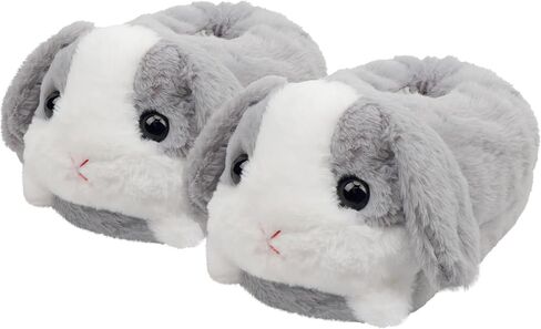 Women Animal Bunny Slippers Cute Plush House Shoes Warm Novelty Cartoon Slippers Gifts for Birthday Christmas in Saudi Arabia