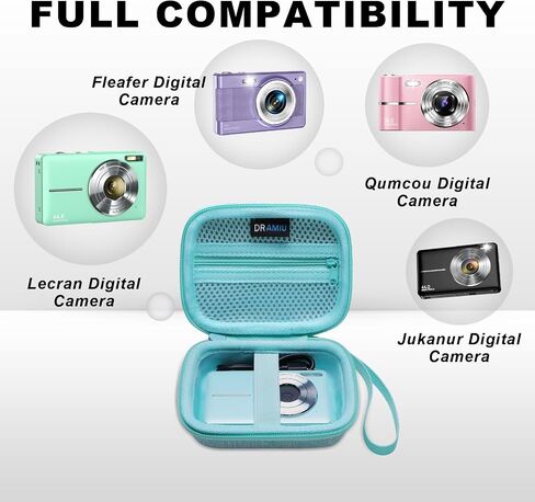 Digital Camera Case Compatible with CAMKORY, Fleafer, Lecran, Jukanur, Anteam, VAHOIALD, KODAK PIXPRO Digital Camera, Small Camera Case for Teens Boys Girls Seniors Purple in Kuwait