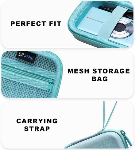Digital Camera Case Compatible with CAMKORY, Fleafer, Lecran, Jukanur, Anteam, VAHOIALD, KODAK PIXPRO Digital Camera, Small Camera Case for Teens Boys Girls Seniors Purple in Kuwait