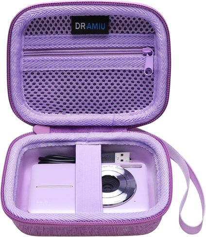 Digital Camera Case Compatible with CAMKORY, Fleafer, Lecran, Jukanur, Anteam, VAHOIALD, KODAK PIXPRO Digital Camera, Small Camera Case for Teens Boys Girls Seniors Purple in Kuwait