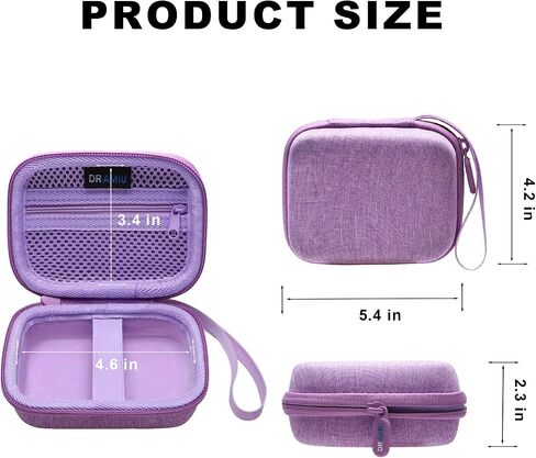 Digital Camera Case Compatible with CAMKORY, Fleafer, Lecran, Jukanur, Anteam, VAHOIALD, KODAK PIXPRO Digital Camera, Small Camera Case for Teens Boys Girls Seniors Purple in Kuwait