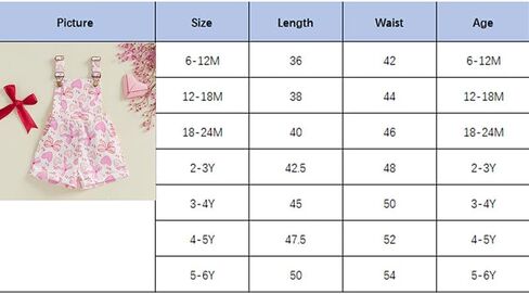Valentines Baby Girl Outfit Toddler Overalls Shorts Love Heart Romper Jumpsuit Little Girl Valentines Day Clothes in Kuwait