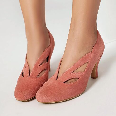 Women's Mary Jane Close Round Toe Vintage 1950s Gatsby Heels Retro 1920s Victorian Pumps 1930s Shoes in Kuwait