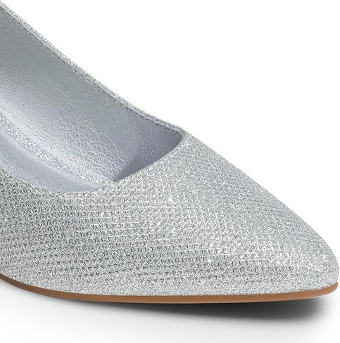 DREAM PAIRS Women's Pumps Closed Toe Pointed Toe Kitten Heels for Women Party Dance Wedding Dress Shoes for Women in Saudi Arabia