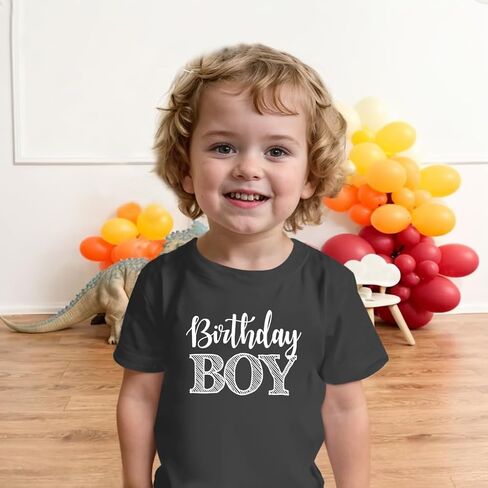 Birthday Boy Shirt I'm The Birthday Boy Graphic Tee Kids Birthday Party Outfit 2-7 Years in Saudi Arabia
