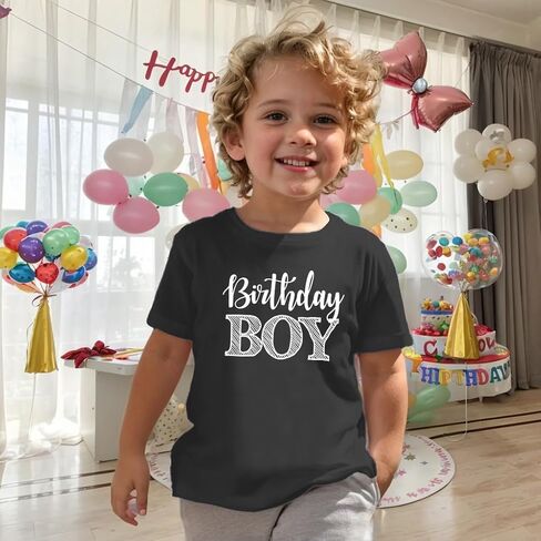 Birthday Boy Shirt I'm The Birthday Boy Graphic Tee Kids Birthday Party Outfit 2-7 Years in Saudi Arabia