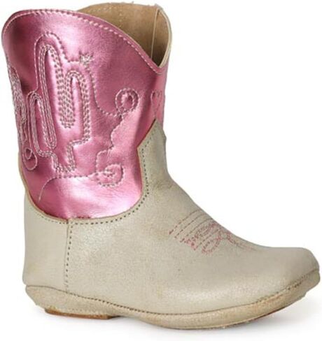 ROPER Baby-Girl's Cowbabies Pink Cactus (Infant/Toddler) Western Boot in Kuwait