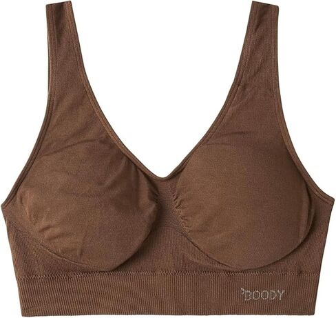Boody Body EcoWear Women's Padded Shaper Bra, Wireless, Seamless Stretch, Soft Breathable, Viscose Made from Bamboo in Kuwait