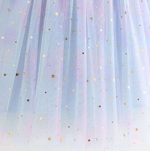 Baby Girls Tulle Tutu Dress Summer Birthday Party Babydoll Dresses Size 6M-5T in Kuwait