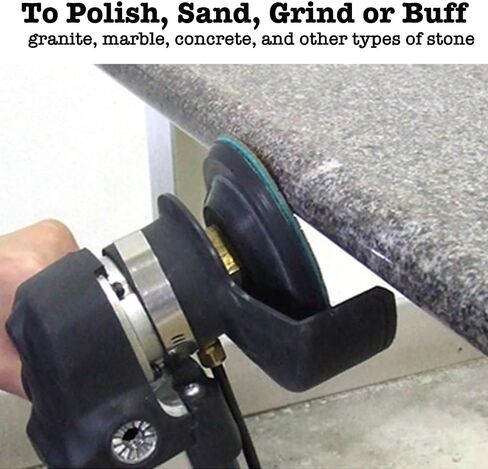 800 واط رطبة التلميع ، مطحنة متغيرة السرعة الرطبة ، مجموعة تلميع الجرانيت مع مقبض مساعد و 7 × 4 بوصات من الصنفرة الماس لالتصاق بتلميع الحجر البولندية الخرسانية الخرسانية العازلة in Kuwait