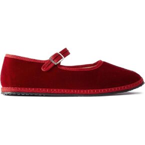 Velvet Ballet Flats for Women Cute Suede Round Toe Slip On Mary Jane Flats Casual Comfortable Ballerina Shoes