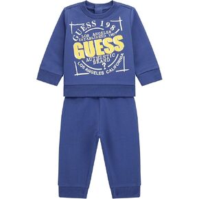 GUESS baby-boys Eco French Terry Sweatshirt and Pants