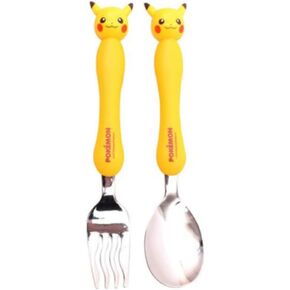 Pikachu Stainless Steel Fork and Spoon Set