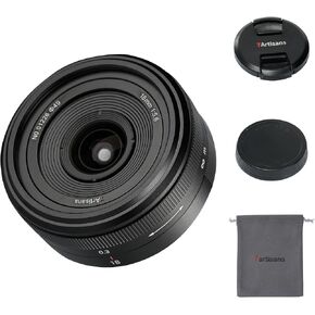 7artisans 18mm f5.6 Full-Frame Manual Focus Ultra-Thin Lens Compatible for Sony E Mirrorless Camera FX A1 A9 A7M A7R A7S A7C ZVE Series FX3,A9II,A7M2,A7S2