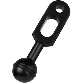 orcatorch zj19 كرة إلى ys head clip arm ، سبيكة الألومنيوم ys محول رأس الغوص ملحق الذراع خفيفة الوزن موصل نظام الإضاءة للتصوير الفوتوغرافي للغطس للغوص/ضوء الفيديو