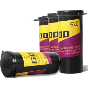 eTone 620 Roll Film ISO 200 Professional Gold 200 Color Negative Film 01-2026 Qty: 4 Rolls