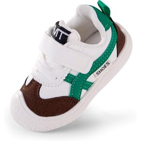 Baby Adorable Shoes Infant Boys Girls Lightweight Comfy Walking Shoes Wide Toe Cap Non-Slip Baby Sneakers