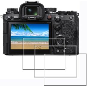 Screen Protector for Sony Alpha A1 II A1II Alpha1 II [3 Pack] Tempered Glass Easy Installation