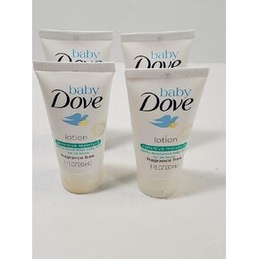Dovè Báby Lotion Sensitive Moisture 30ml,Travel Size, a mini lotion moisturizer, gentle, hypoallergenic formula is perfect for delicate baby skin, Pack of 4