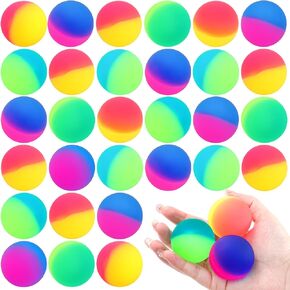 Goaste 30 Pack Bouncy Balls for Kids, 1.8 Inch/45mm Large Rubber Bounce Balls Bulk, Jumbo High Bouncing Balls Assorted Colors for Boys Girls Birthday Party Favors and Carnival Prizes, Gifts