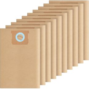 10-Pack DXVA19-4101 Vacuum Filter Bags Compatible with DEWALT 6-10 Gallon Wet/Dry Shop Vacuums,High-Efficiency Dust Collection Bags, Suitable for DXV06P DXV09P DXV09PA DXV10P DXV10PL DXV10S