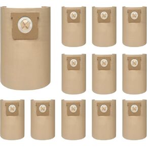 12 Pack DXVA19-4104 Dust Bags for DEWALT 5-6-8 Gallon Wet Dry Vacuum, Compatible with DXV05P DXV06PL DXV08S