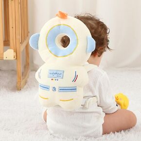 Baby Head Protector Backpack - Soft & Lightweight Head Protection Pillow for Bebe Walking and Crawling(Astronaut