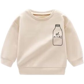 Custom Unisex Kids Pullover Sweatshirt, Plain Blank Crewneck, Candy Color, Toddler Baby Hoodies
