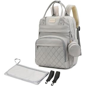 Large Diaper Bag Baby Backpack with Changing Pad Maternity Daypack Waterproof Mommy Bag Baby Shower Tote Bottle Bag Baby Registry Search Newborn Essentials