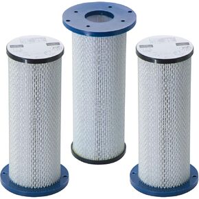 3 Pack Extractor HEPA Filter S-LINE Compatible with Pullman Ermator's Single Phase HEPA Dust Collectors S13, S26, S36, S1400