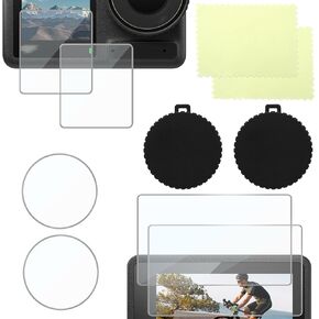 6pcs Lens Screen Protector for Dji Osmo Action 5 Pro, Ultra Clear Glass Screen Protector Scratch-Resistant Screen Cover Lens Protector for Camera Protective Accessory