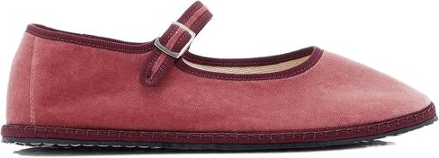 Velvet Ballet Flats for Women Cute Suede Round Toe Slip On Mary Jane Flats Casual Comfortable Ballerina Shoes in Saudi Arabia
