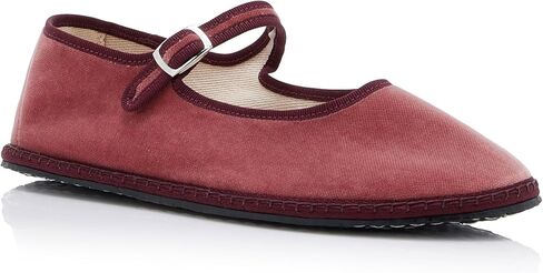 Velvet Ballet Flats for Women Cute Suede Round Toe Slip On Mary Jane Flats Casual Comfortable Ballerina Shoes in Saudi Arabia