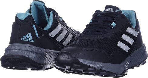 adidas Women's Tracefinder Trail Running Sneakers, Core Black - Grey Two - Mint Ton, 6.5 in Kuwait