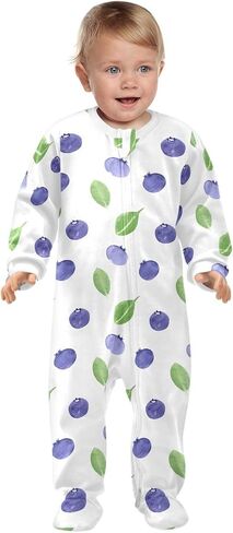 Dussdil Baby One-Piece Footies Newborn Rompers Pajamas Cotton Footed Pjs for Sleep Play Boys Girls in Kuwait