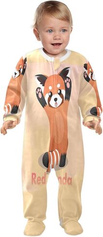 Dussdil Baby One-Piece Footies Newborn Rompers Pajamas Cotton Footed Pjs for Sleep Play Boys Girls in Kuwait