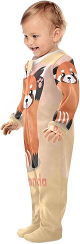 Dussdil Baby One-Piece Footies Newborn Rompers Pajamas Cotton Footed Pjs for Sleep Play Boys Girls in Kuwait