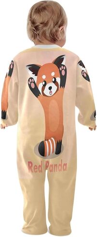 Dussdil Baby One-Piece Footies Newborn Rompers Pajamas Cotton Footed Pjs for Sleep Play Boys Girls in Kuwait