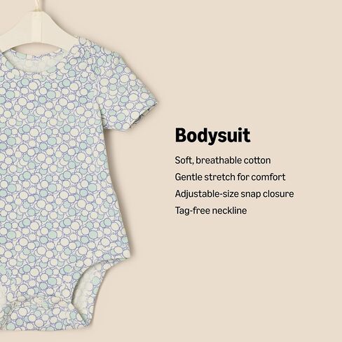 Amazon Essentials X Sofia Grainge Usisex Babies Crewneck Bodysuit ، حزمة 3 in Kuwait