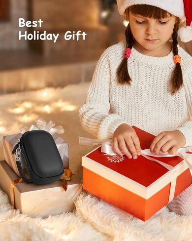 Camera Case for Digital Camera CAMKORY DC403 FHD 1080P/ KODAK PIXPRO FZ55/ FZ45/ Gavonde W08-C/STUOGYUM DC402-AF, Travel Carry Case Bag (Black) in Kuwait